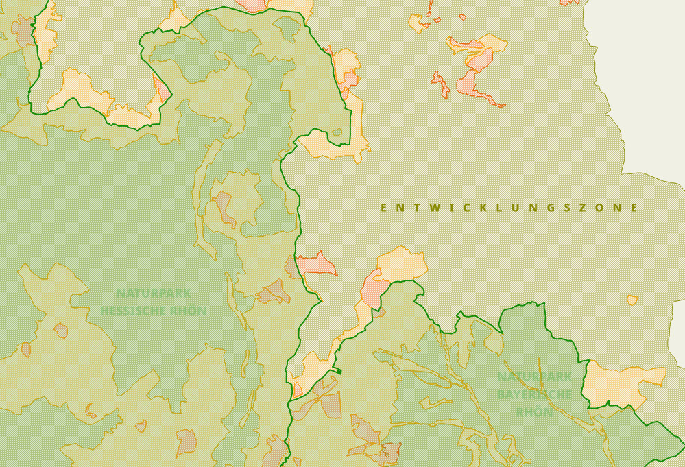 BfN-Schutzgebiete & Naturraumgrenzen